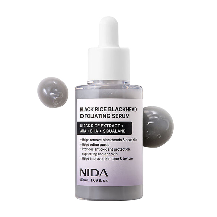 NIDA Black Rice Blackhead Exfoliating Serum 50 ml